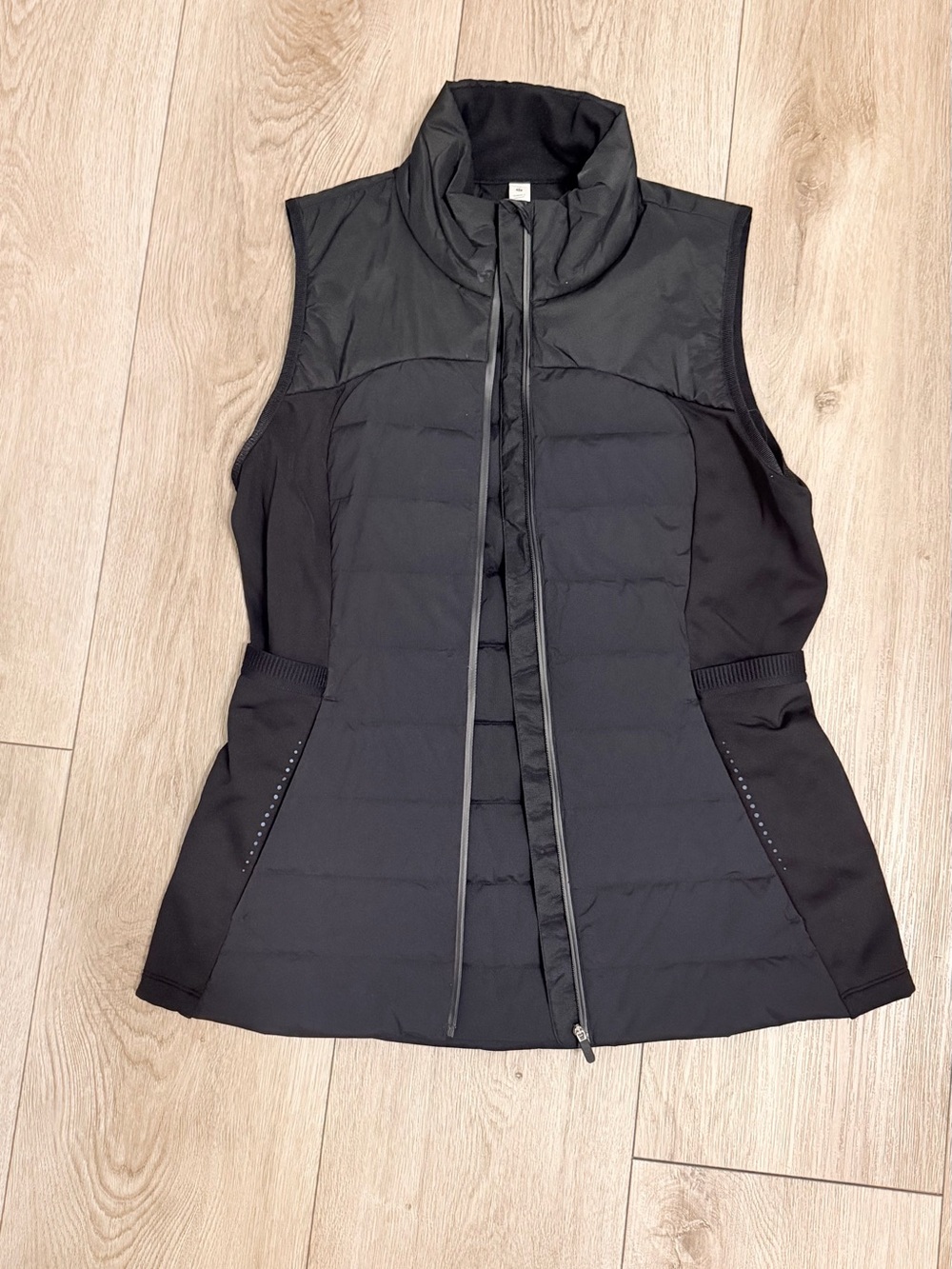 lululemon athletica Black Quilted Slim Fit Vest